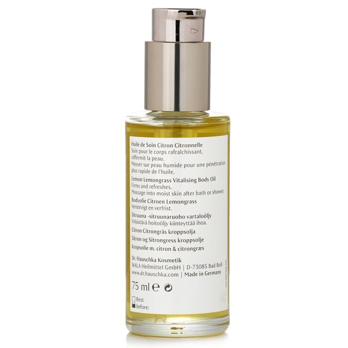 Dr. Hauschka Lemon Lemongrass Vitalising Body Oil - Firms & Refreshes 75ml