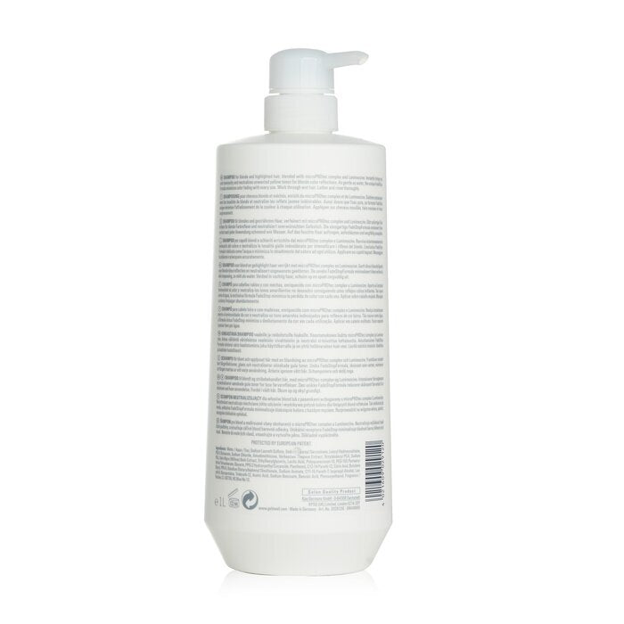 Goldwell Dual Senses Blondes & Highlights Anti-Yellow Shampoo (Luminosity For Blonde Hair) 1000ml