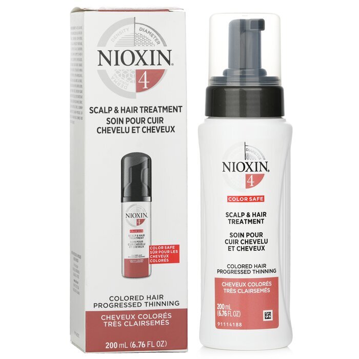 Nioxin Diameter System 4 Scalp & Hair Treatment (Colored Hair, Progressed Thinning, Color Safe) 200ml