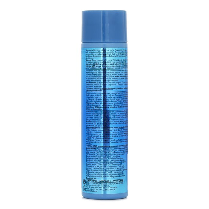 Paul Mitchell Spring Loaded Frizz-Fighting Shampoo (Cleanses Curls, Tames Frizz) 250ml