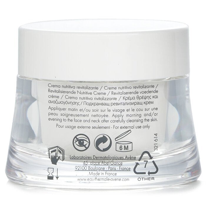 Avene Revitalizing Nourishing Cream - For Dry Sensitive Skin 50ml