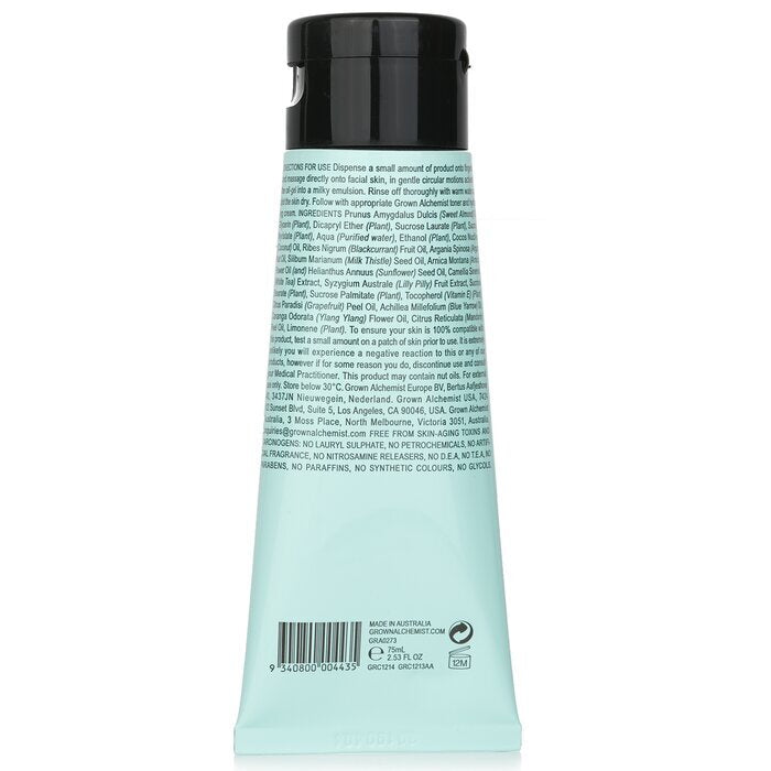 Grown Alchemist Hydra+ Oil-Gel Facial Cleanser - Rosemary CO2 Extract, Squalane, Blackcurrant Seed 75ml