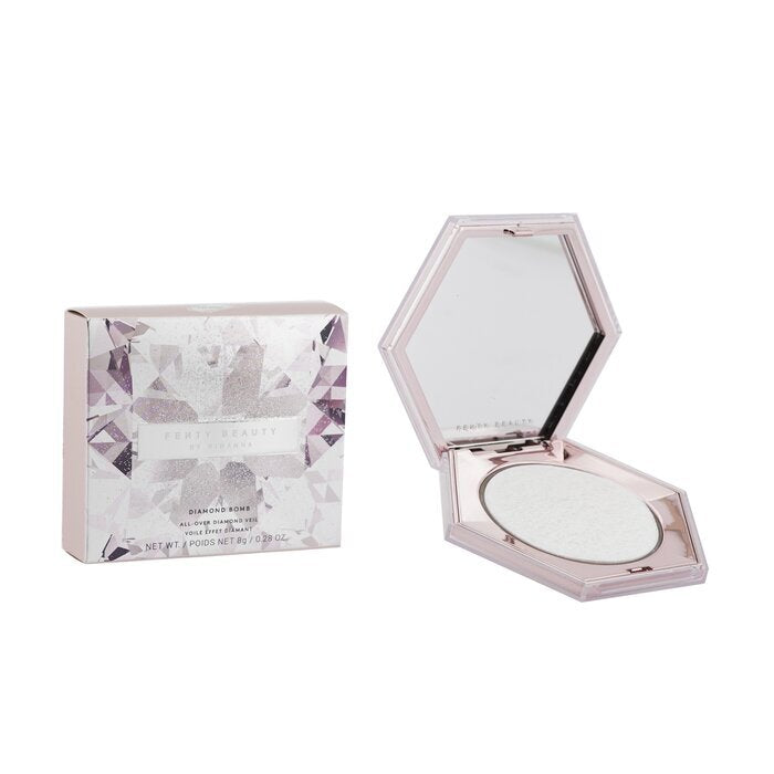 Fenty Beauty by Rihanna Diamond Bomb All Over Diamond Veil - How Many Carats?! (Pure Platinum Sparkle) 8g