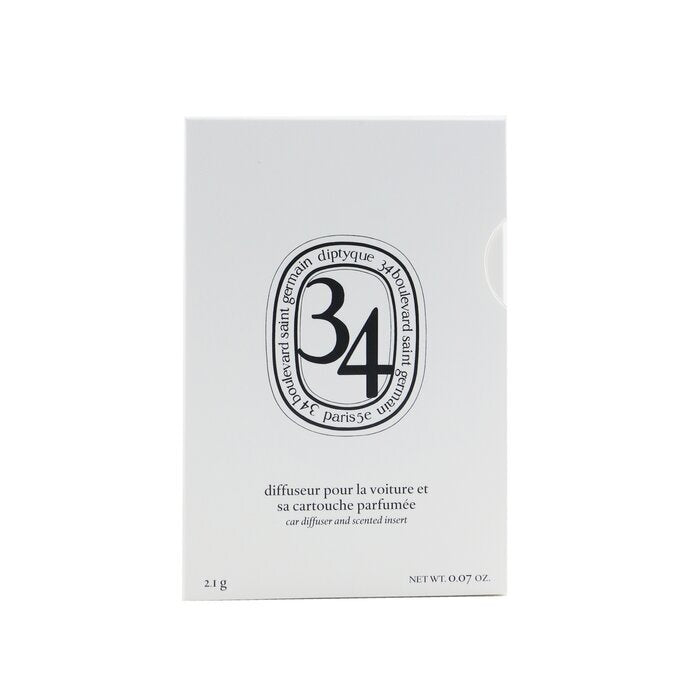Diptyque Car Diffuser - 34 Boulevard Saint Germain 2.1g