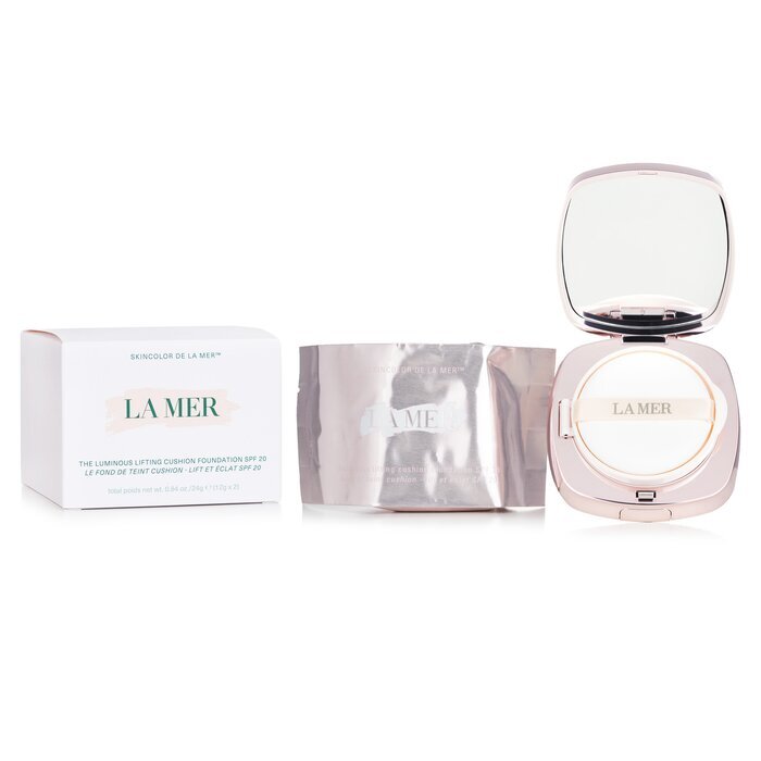 La Mer The Luminous Lifting Cushion Foundation SPF 20 (With Extra Refill) - 01 Pink Porcelain 2x12g