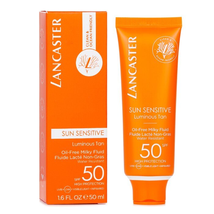 Lancaster Sun Sensitive Luminous Tan - Oil-Free Milky Fluid SPF50 50ml