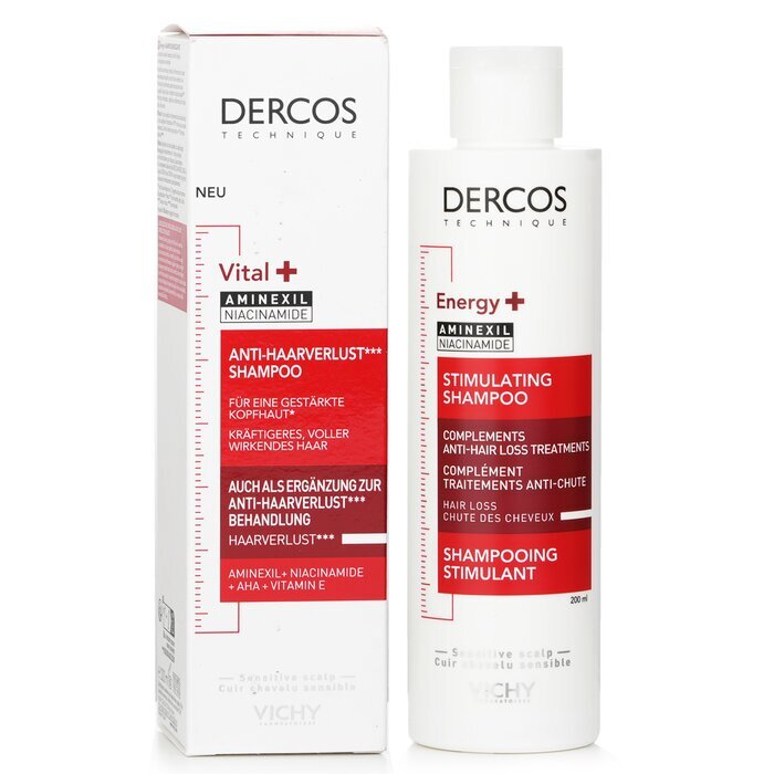 Vichy Dercos Energising Shampoo - Targeted Hairloss 200ml