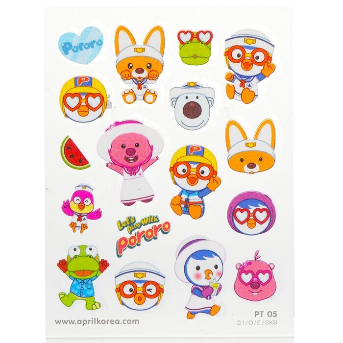 April Korea Pororo Body Sticker - PT05 1pc