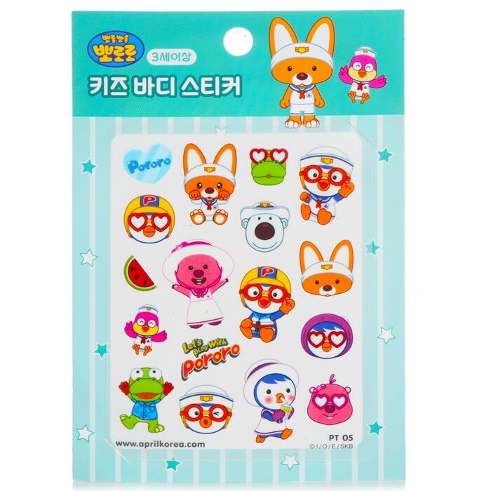 April Korea Pororo Body Sticker - PT05 1pc