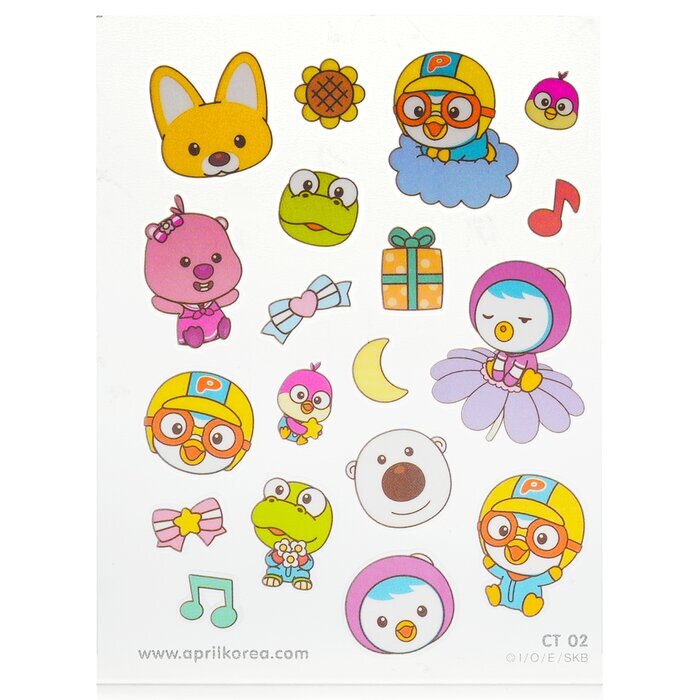 April Korea Pororo Body Sticker - CT02 1pc