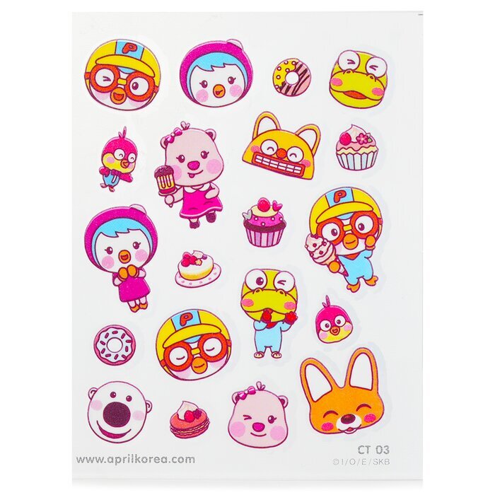 April Korea Pororo Body Sticker - CT03 1pc
