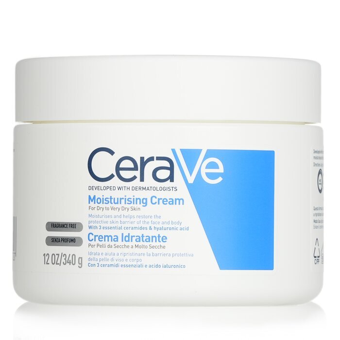 CeraVe Moisturising Cream For Dry to Very Dry Skin 340g/12oz