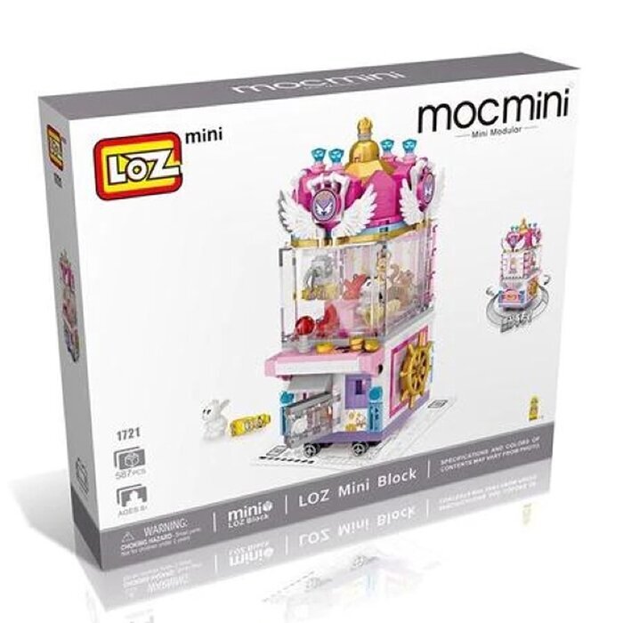 LOZ Dream Amusement Park Series - Claw Machine Building Bricks Set 13.5 x 18 x 8cm