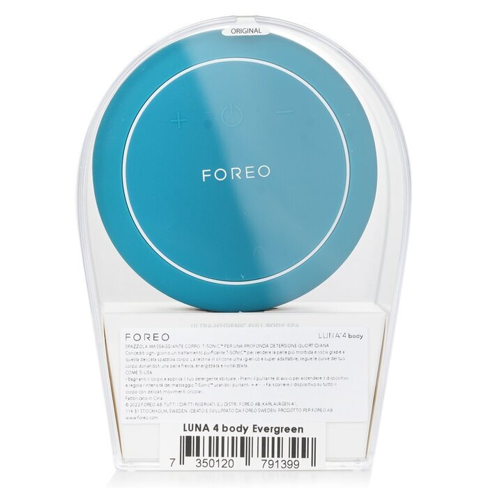 FOREO Luna 4 Body Massaging Body Brush - Evergreen 1pcs