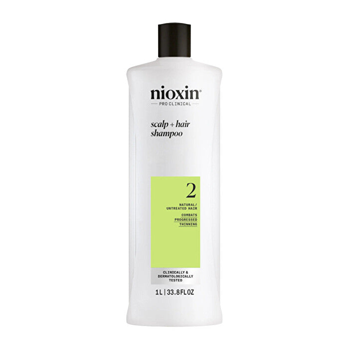 Nioxin System 2 - Shampoo - Natural Hair With Advanced Weakening 1000ml