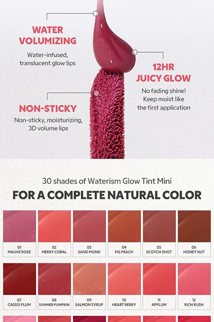 TIRTIR MIni Waterism Glow Tint -  24 Lovably 1.8g
