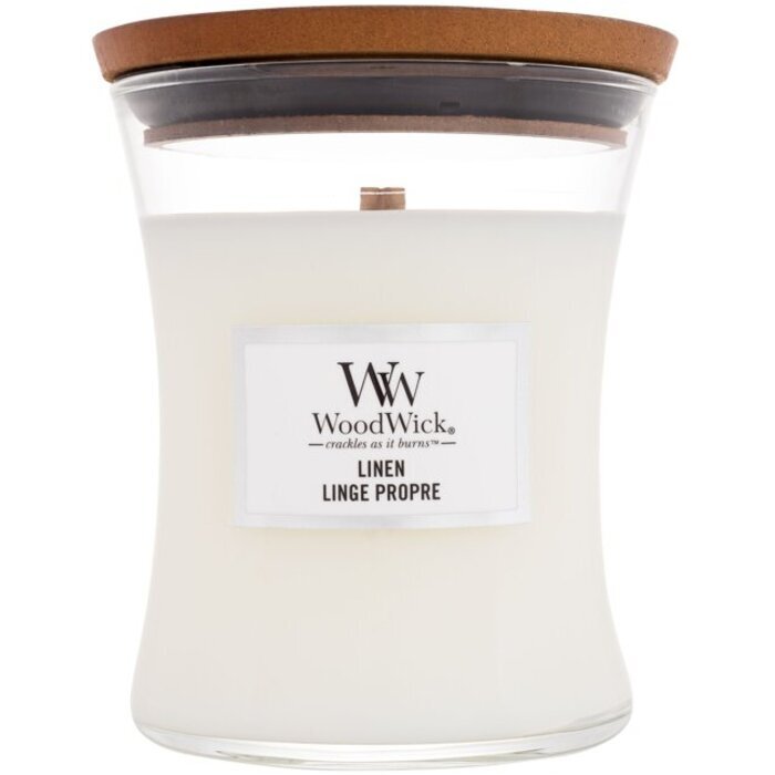Woodwick Linen Large Hourglass Candle 0