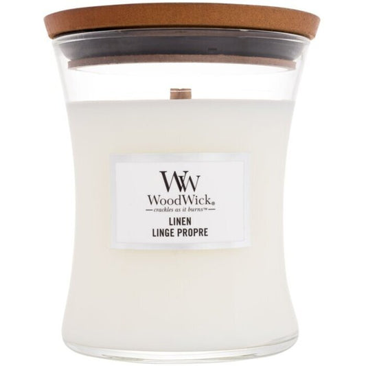 Woodwick Linen Large Hourglass Candle 0