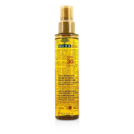 Nuxe Sun Tanning Sun Oil Spf30 Face And Body 150ml