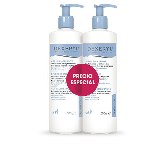 Dexeryl Emolient Cream Pack 2x 500 Gr