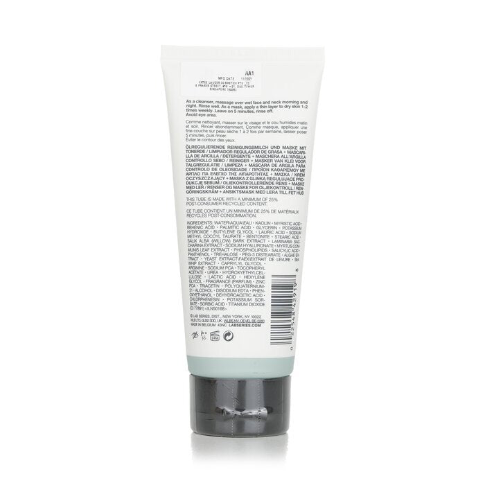 Lab Series Oil Control Clay Cleanser + Mask 100ml/3.4oz