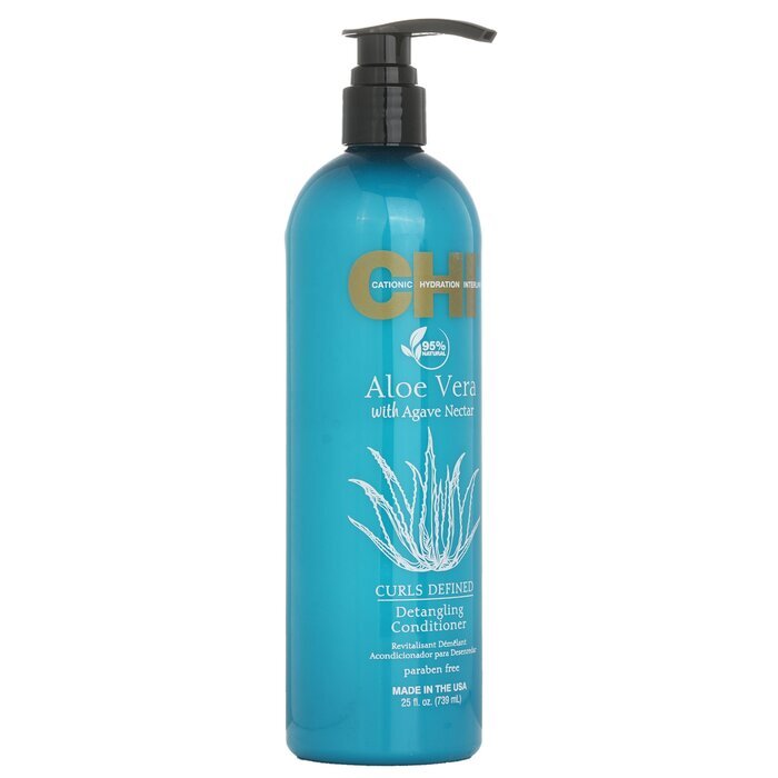 CHI Aloe Vera with Agave Nectar Curls Defined Detangling Conditioner 739ml