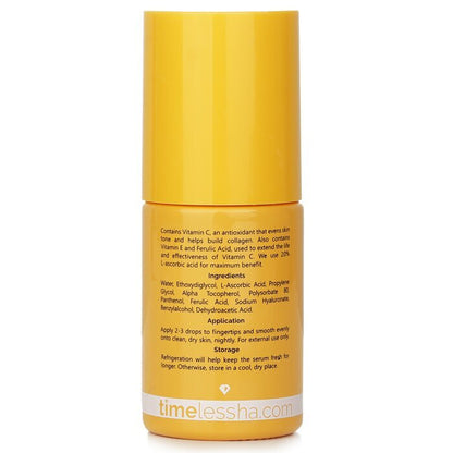 Timeless Skin Care 20% Vitamin C Serum + Vitamin E + Ferulic Acid 30ml/1oz