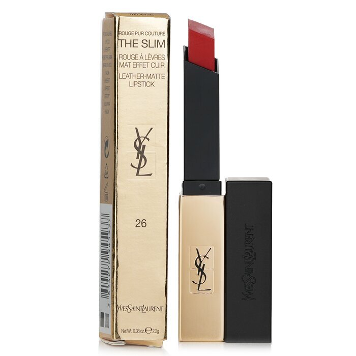 Yves Saint Laurent Rouge Pur Couture The Slim Leather Matte Lipstick -  26 Rouge Mirage 2.2g