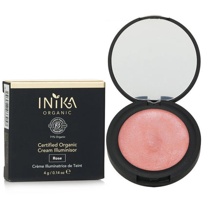 INIKA Organic Certified Organic Cream Illuminisor -  Rose 4g