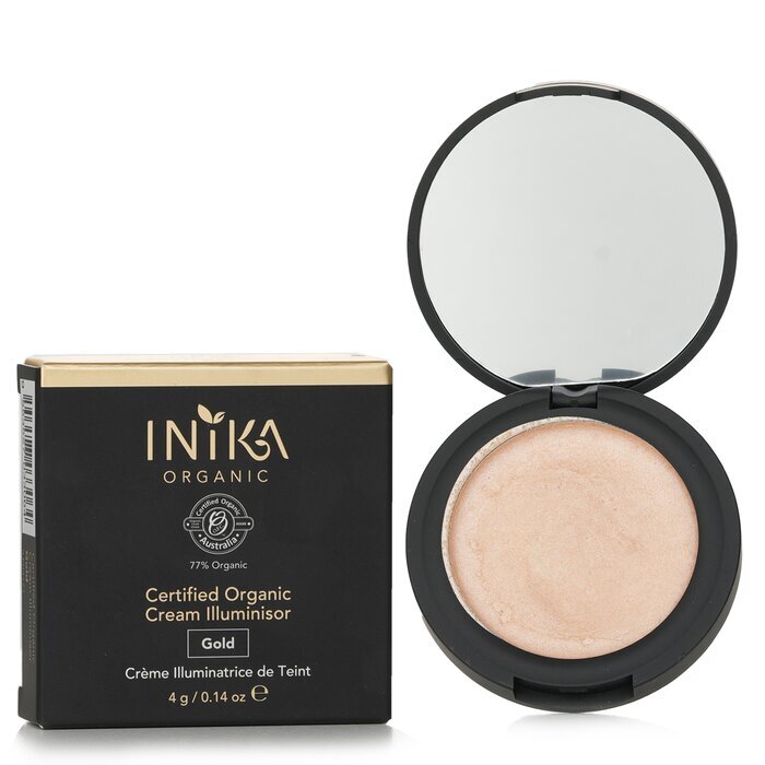 INIKA Organic Certified Organic Cream Illuminisor -  Gold 4g