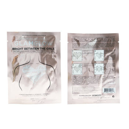 Glamglow Bright Between The Girls Instant Radiance Hydrating Decollete Mask 1sheet
