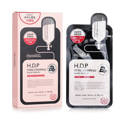 Mediheal H.D.P Pore-Stamping Black Mask EX. 10pcs
