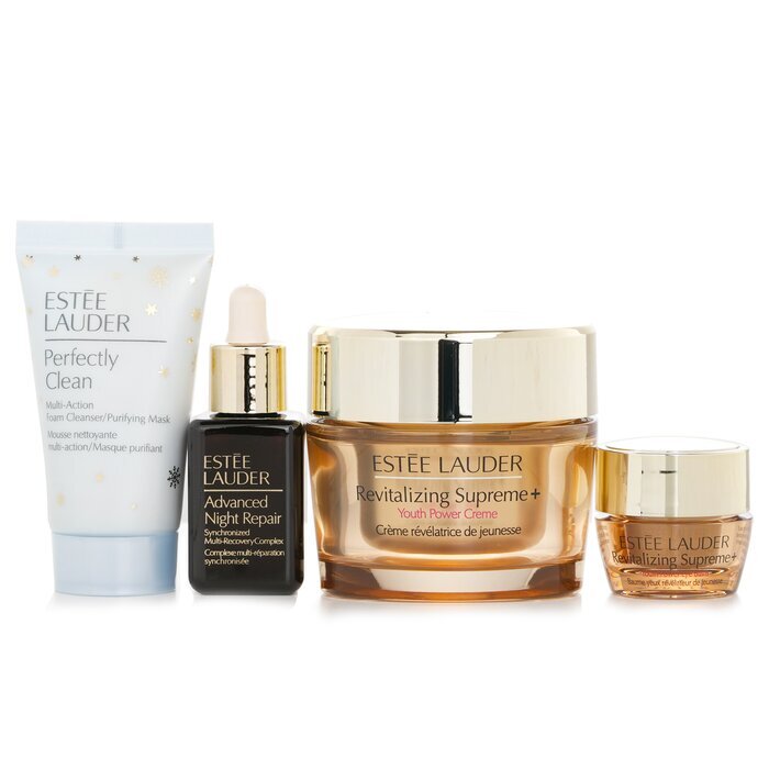 Firm And Lift Wonders Set: Perfectly Clean Cleanser + Advanced Night Repair + Revitalizing Supreme + Eye Balm 4pcs