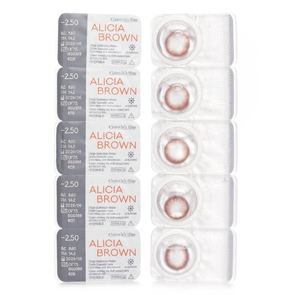 Clalen Iris 1Day Alicia Brown -2.50 5pcs x 1 strip
