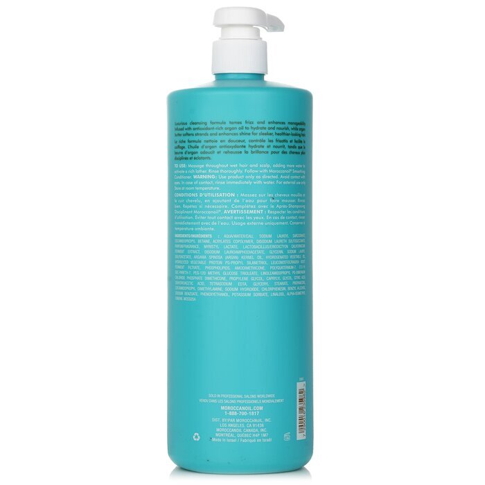 Moroccanoil Smoothing Shampoo For Frizzy Hair 1000ml