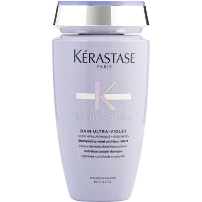 Kerastase Blond Absolu Bain Ultra-Violet Anti-Brass Purple Shampoo (Lightened, Cool Blonde or Grey Hair) 250ml