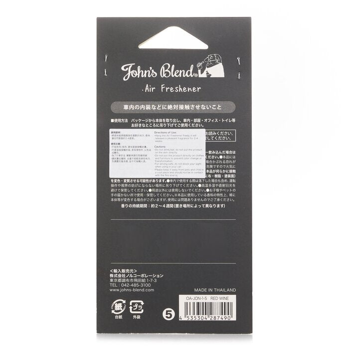 John's Blend Air Freshener - Red Wine 1pc