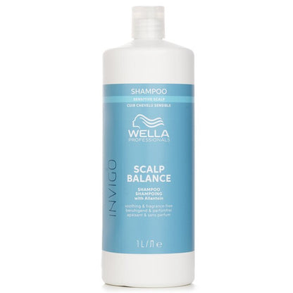 Wella Invigo Scalp Balance Shampoo With Allantoin Sensitive Scalp 1000ml