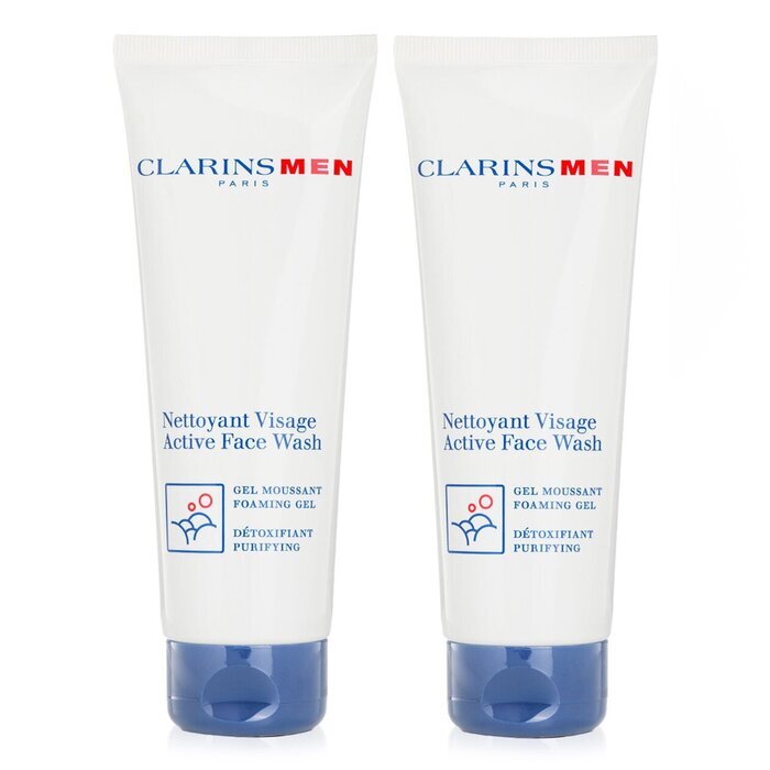 Clarins 【1+1 Set】Men Active Face Wash 125ml x2