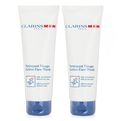 Clarins 【1+1 Set】Men Active Face Wash 125ml x2