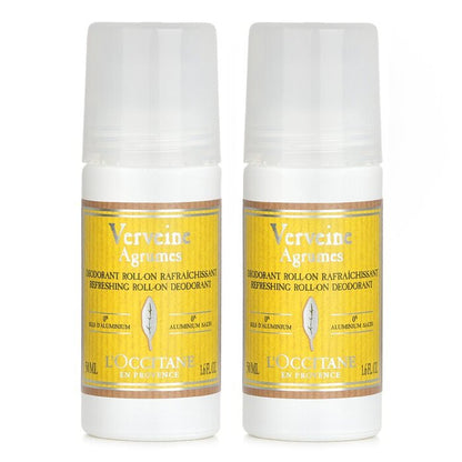 L'Occitane 【1+1 Set】Citrus Verbena Refreshing Roll-On Deodorant 50ml x2
