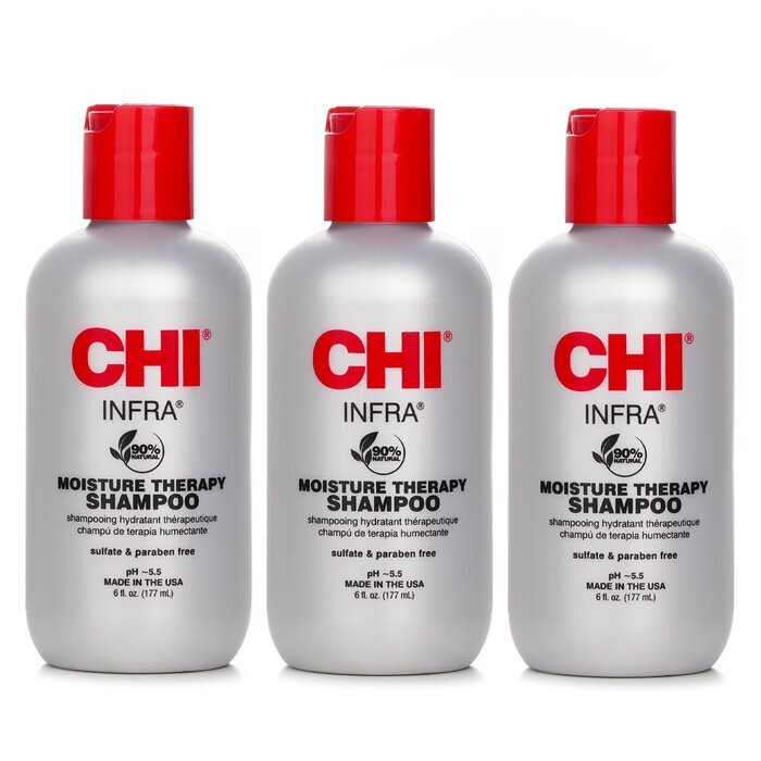 CHI 【Super Saver Pack】Infra Moisture Therapy Shampoo x3 177ml x3