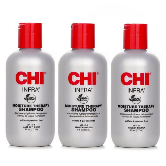 CHI 【Super Saver Pack】Infra Moisture Therapy Shampoo x3 177ml x3
