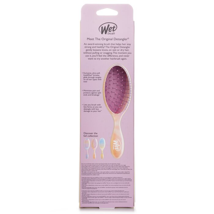 Wet Brush Original Detangler Desert Afterglow Pink Hair Brush 1pc