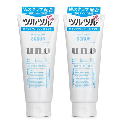 UNO 【1+1 Set】Whip Wash Scrub 130g x2