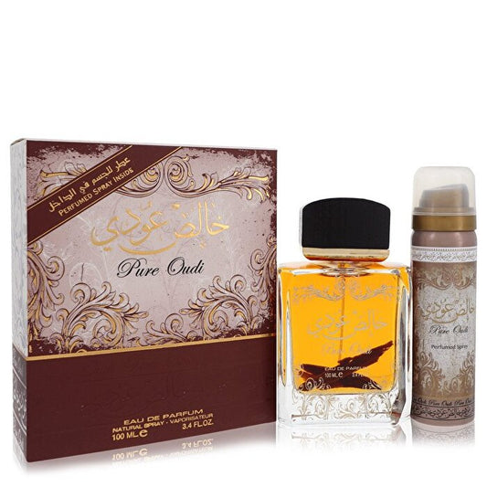 Lattafa Lattafa Pure Oudi Eau De Parfum Spray Plus Deodorant 3.4 oz 100ml/3.4oz