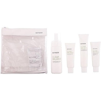 Skeyndor Clear Balance Oily Skins Pack Pure Cleaning Foam 150ml/pore Normalising Factor 75ml/pure Defense Gel 50ml/pore Refining Repair Serum 50ml 325ml