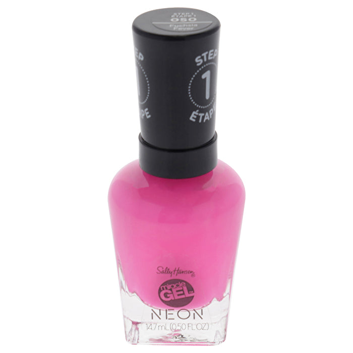 Sally Hansen Miracle Gel Neon - 050 Fuchsia Fever For Women 0.5oz