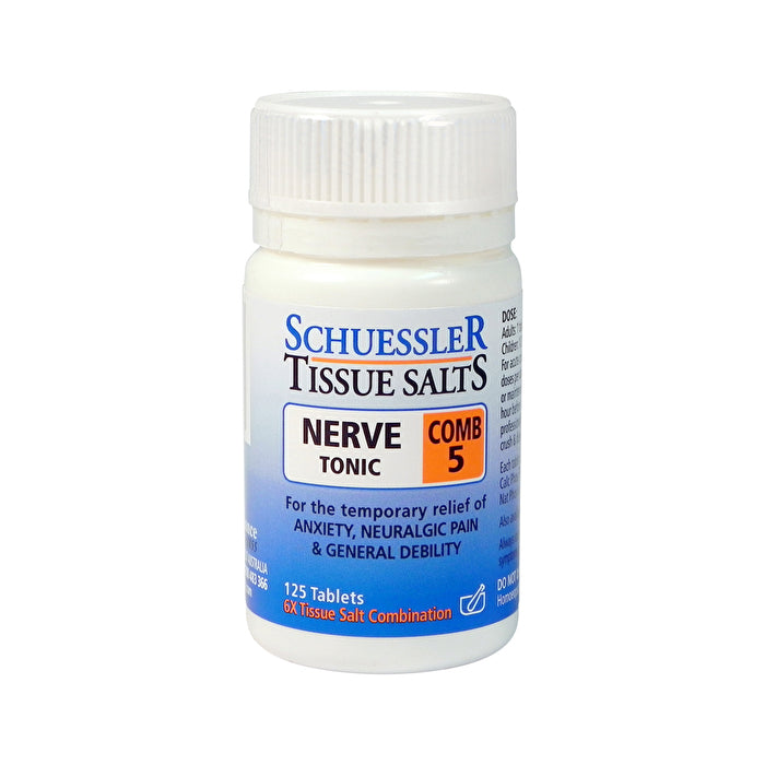 Martin & Pleasance Schuessler Tissue Salts Comb 5 (nerve Tonic) 125t