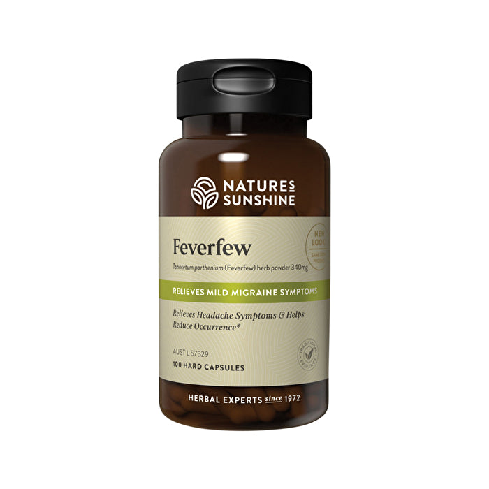 Natures Sunshine Feverfew 340mg 100c